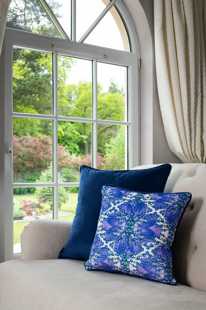 Delicate Reflections - Velvet Cushion