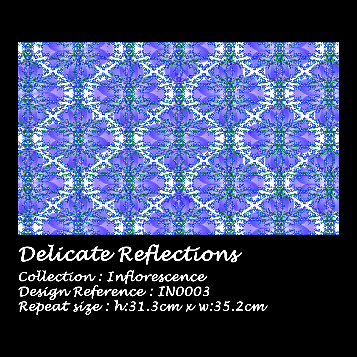 Delicate Reflections - Fabric